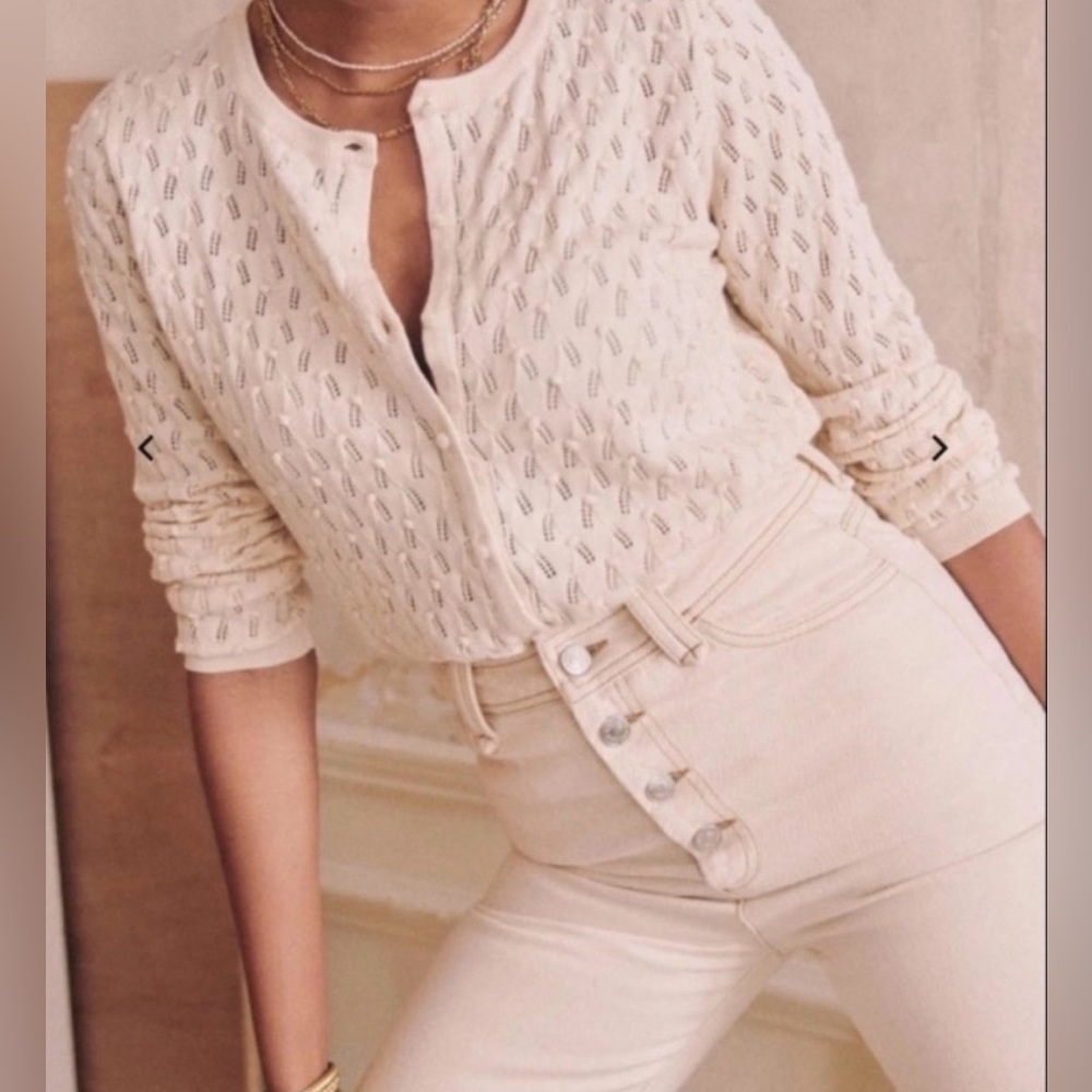 EUC Sezane Philippe cardigan size S
